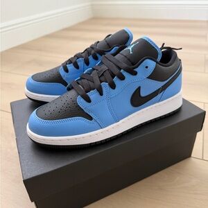 Blue and Black Sneakers